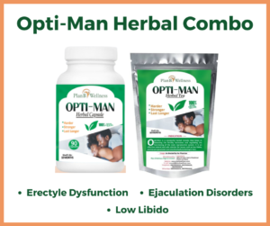 Opti-Man Herbas for premature ejaculation and erectile dysfunction