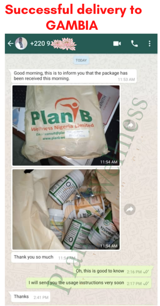 Successful delivery to Gambia by Plan B Wellness